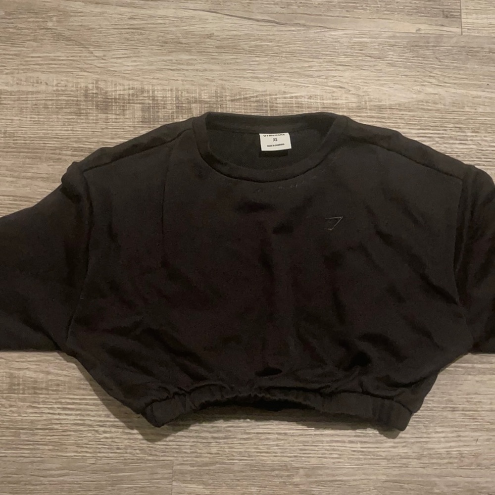 Gymshark crop top hoodie